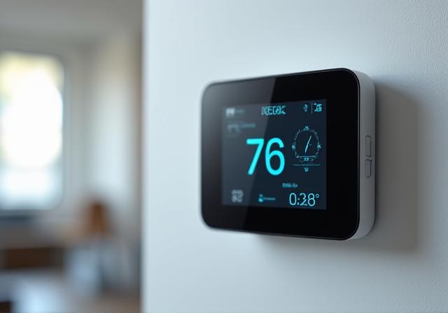 Thermostat connecté installation